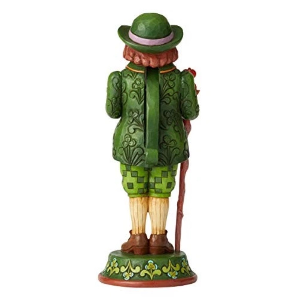 Jim Shore Green Leprechaun Nutcracker - Picture 3 of 5